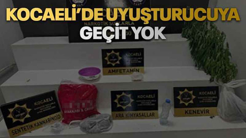 Kocaeli’de uyuşturucuya geçit yok